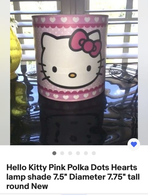 lamp shade hello kitty