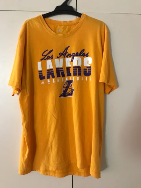 adidas, Shirts, Adidas La Lakers T Shirt Basketball Nba