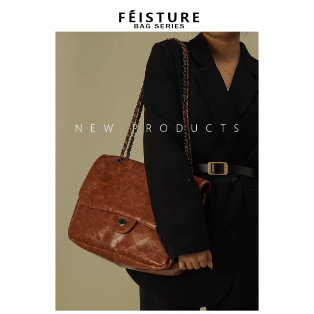 FEITURE Largecapacity commuter bag 2023 new fashion oneshoulder bag