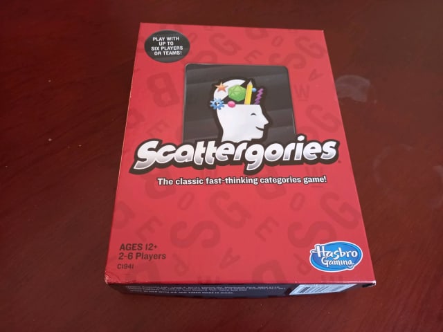 Scattergories board game (no dice). Botany loc. 2012 | Board Games ...