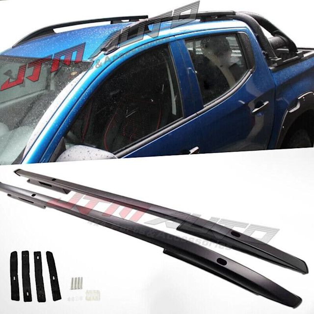 Aluminiumblack roof racks roofrails2suitMitsubishiTritonMQ/MR dual cab