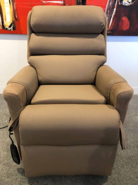 Recliner Chair - Topform Ashley Luxor Platinum Electric With 2 Motors ...