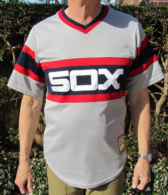 Chicago White Sox V-Neck Jersey - Gray