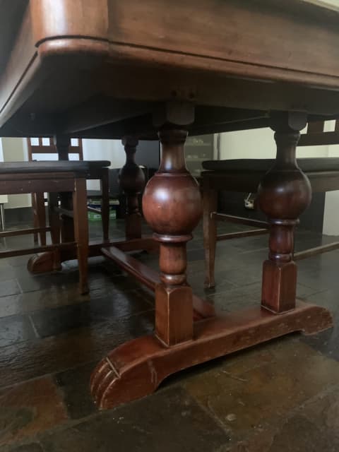 gumtree antique dining table