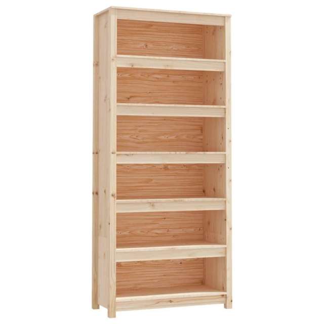 vidaXL Book 80x35x183 Solid Wood PineSKU821694 Free Delivery