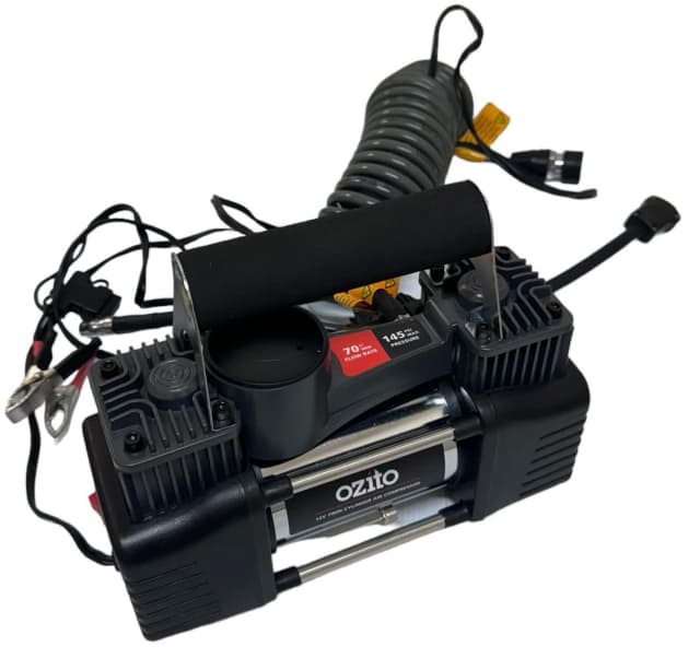 Ozito portable store air compressor