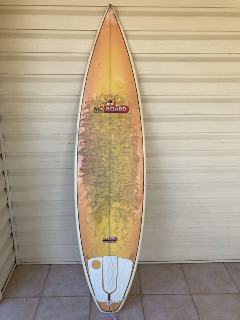Vintage surfboard MC board by maurice cole 3 fin 1990s 6'3 rare