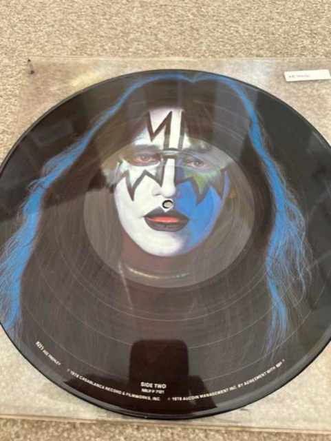 KISS 1978 ACE FREHLEY PICTURE DISC SOLO ORIGINAL CASABLANCA RECORD ...