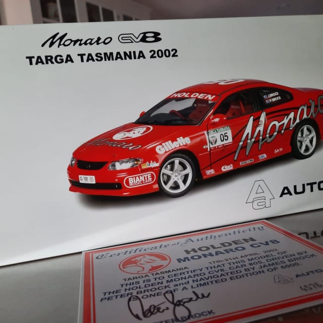 Holden Monaro CV8 Targa Tasmania 2002 AUTOart Collectables Gumtree