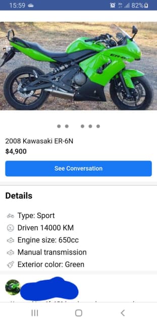 ninja 250r for sale craigslist