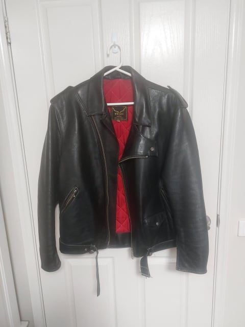 Vintage stagg leather discount jacket