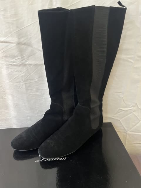 Delman 2024 suede boots