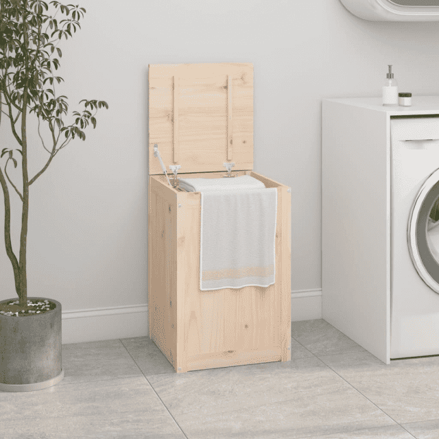 Laundry Box 88.5x44x66 cm Solid Wood Pine Gumtree
