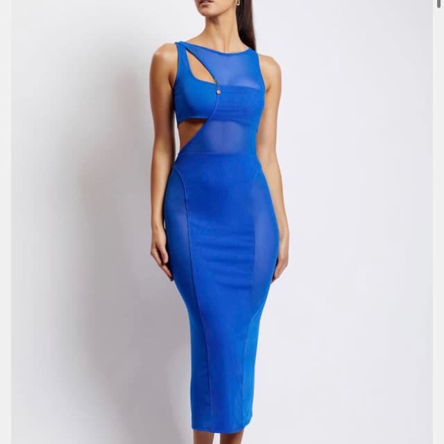 Meshki Chelsea cut out dress cobolt blue XS | Dresses & Skirts | Gumtree  Australia Glen Eira Area - Carnegie | 1310109333