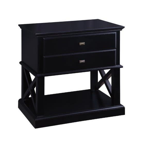 Boston 2 Drawer Bedside Table / Nightstand (Brand New) Bedside Tables