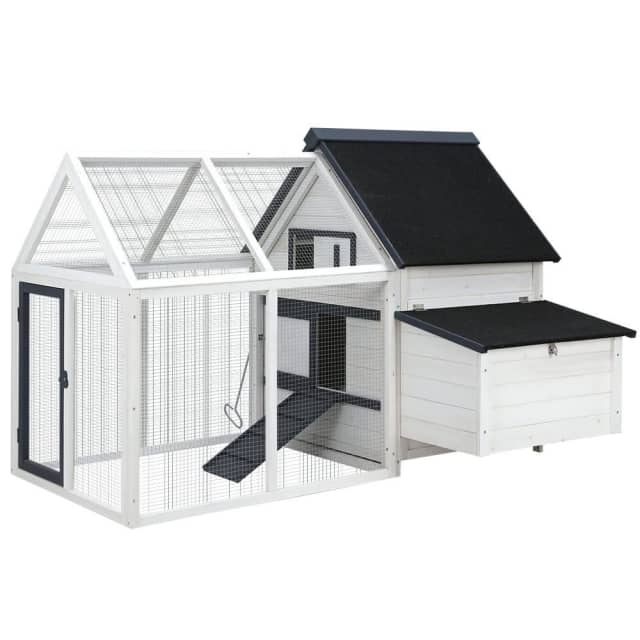 i.Pet Chicken Coop Rabbit Hutch Large House Run Cage XL Pet Hutch Bunn