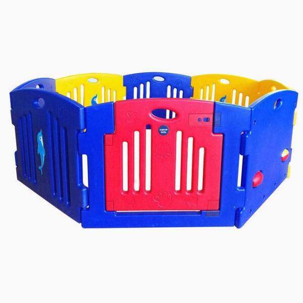 Baby Child Kids 8 Sided Plastic Play pen Playpen W/ Safe Playpens