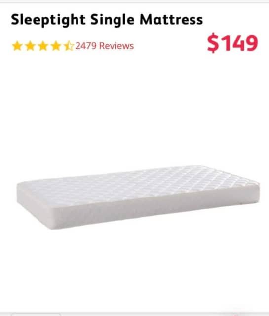 sleeptight single mattress