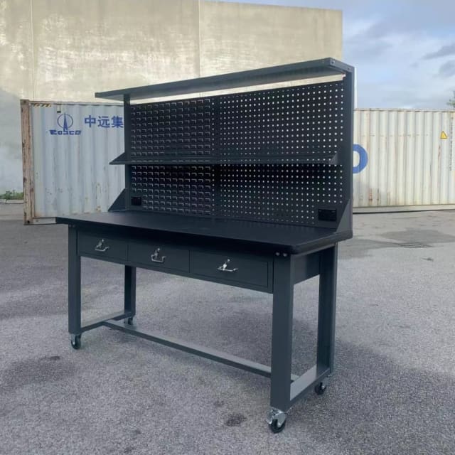 1000 KG HEAVY DUTY INDUSTRIAL MOBILE WORK BENCH 1.5M LONG WHOLE UNIT F