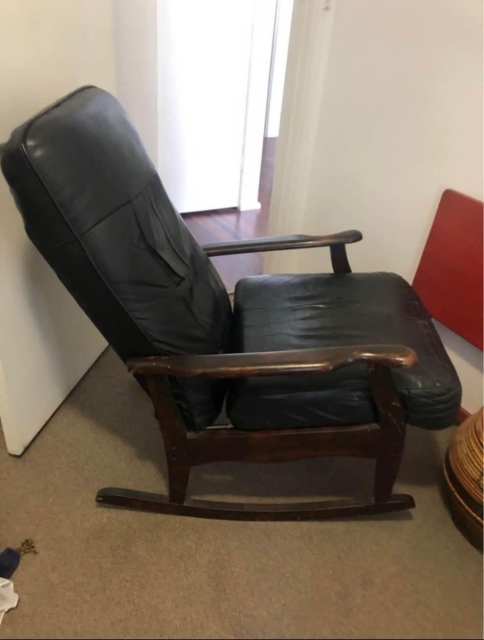 FREE rocking chair, faux leather - Armchairs in Malvern East VIC ...