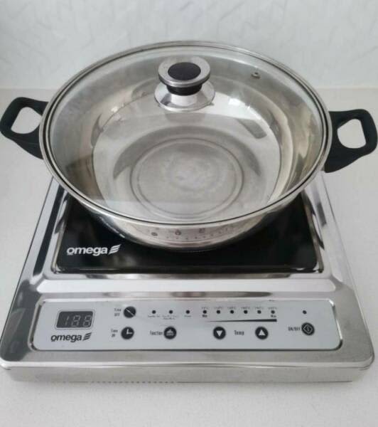 OMEGA Portable Induction Cooktop with Pot (2 available) Cooktops