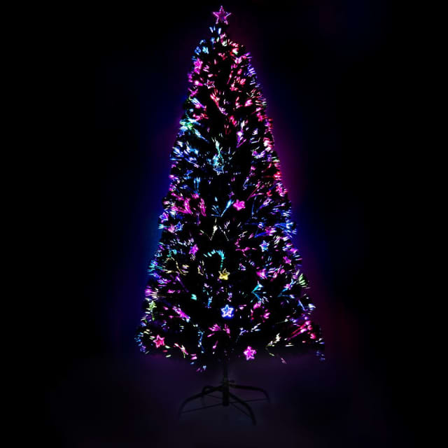 Jingle Jollys Christmas Tree 2.4M LED Xmas trees with Lights Mult ...