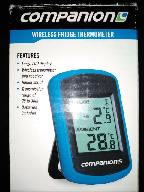 companion wireless fridge thermometer