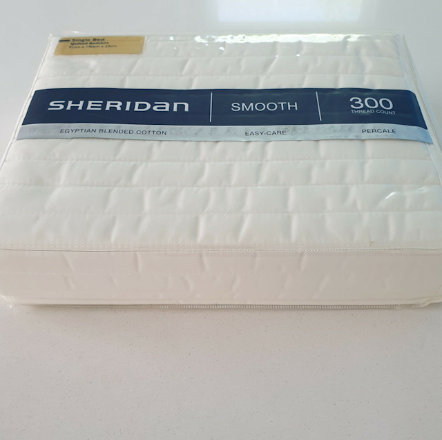 Sheridan quilted bed skirt/valance Manchester & Textiles in Pyrmont
