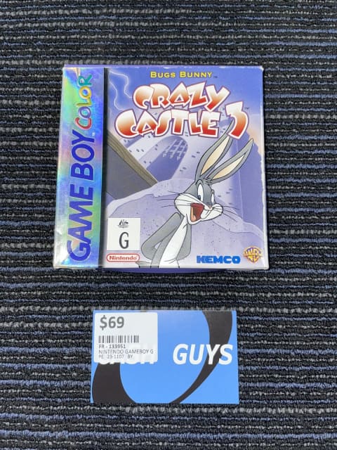 Bugs Bunny Crazy Castle 2 NINTENDO GAMEBOY Game Tested + Working