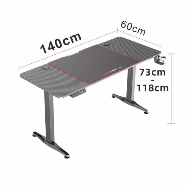 Gaming Standing Desk Home Office Lift Electric Height Adjustable Desks Gumtree Australia