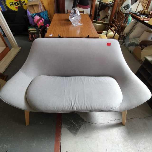 Castlery Gable grey two seater love seater / sofa. Sofas in Hamilton