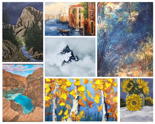 Oil paintings, direct from artist, landscapes, abstract, impressionist ...