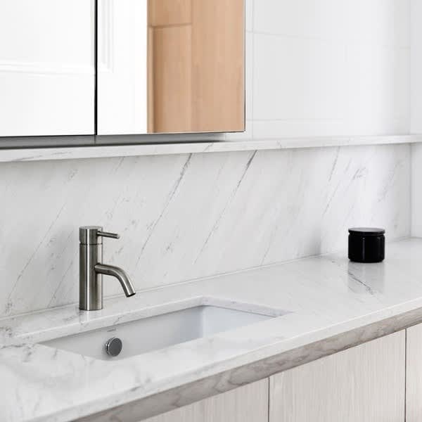 Stone benchtop for bathroom vanity (calcutta marble ) Building