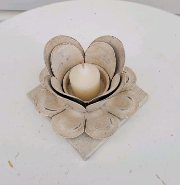 Metal Lotus Flower Candle Holder Other Home Decor Gumtree Australia