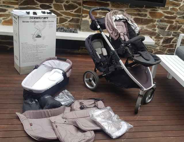 Steelcraft Strider Compact Pram - Prams & Strollers in Walkerville SA ...