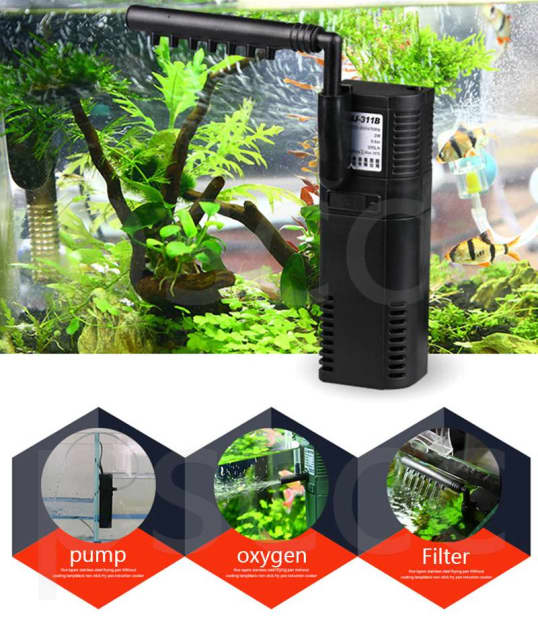 Aquarium Nano Mini Filter with spray bar - Oxygenates water | Pet ...