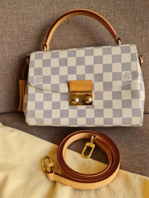 Louis Vuitton Croisette Crossbody bag in Damier Azur Canvas, Mint  Condition