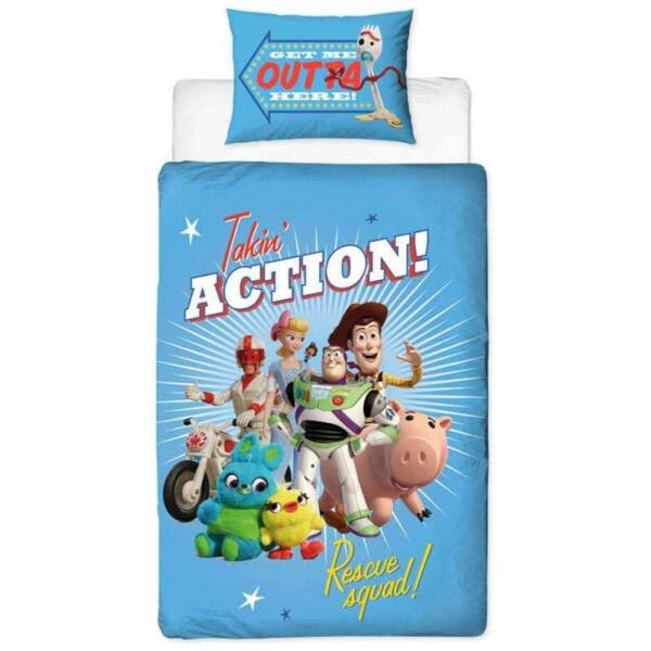 Toy Story 4 Reversible Single Quilt Cover Set Kids Bedroom licensed