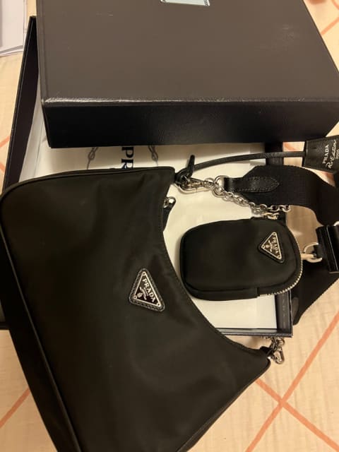 prada nylon bag box