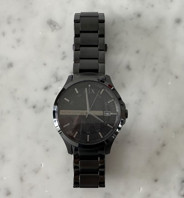 Armani Exchange Watch AX2104 - Black Stainless Steel - Like New | Watches |  Gumtree Australia Rockdale Area - Mascot | 1309622382