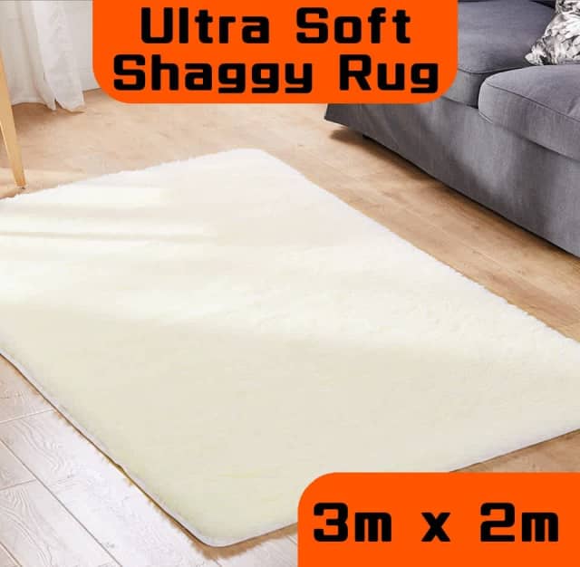 Floor Rug 3m x 2m Shaggy Rugs Soft Large Carpet Area Living Bed RoomWA