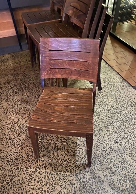 pedestal table with bench