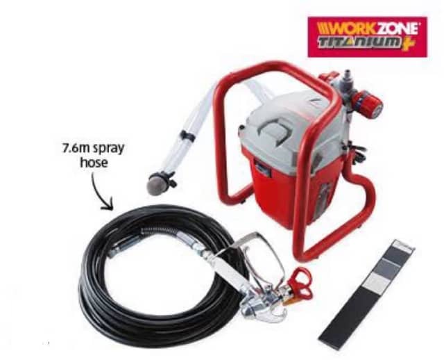 Work Zone Titanium Airless Paint Sprayer 650 Watt | Miscellaneous Goods ...