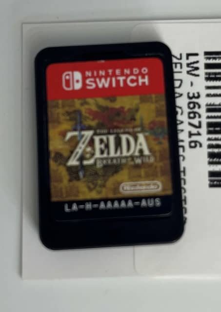 zelda breath of the wild switch second hand