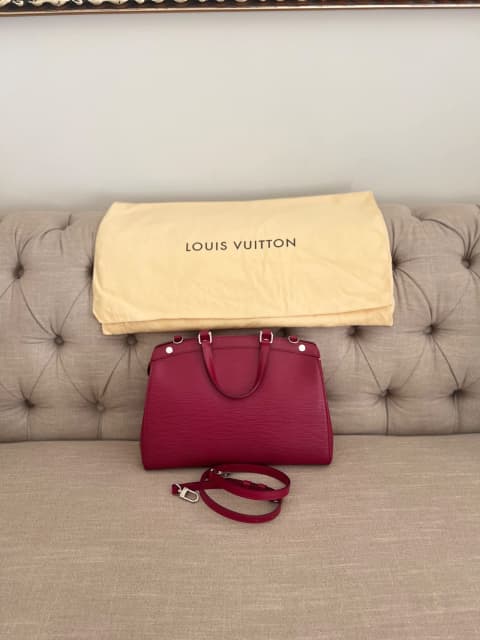 Louis Vuitton Red Epi Leather Brea MM Bag Louis Vuitton