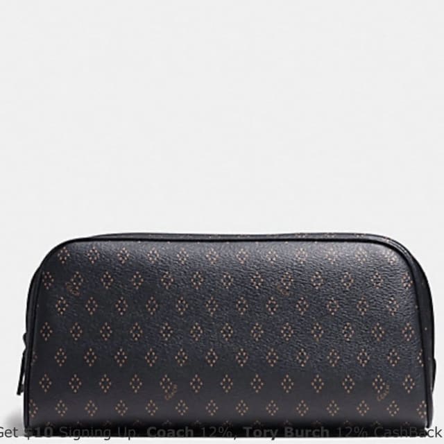 TRAVEL KIT FOULARD PRINT COATED CANVAS (COACH F93580) DIAMOND FOULARD