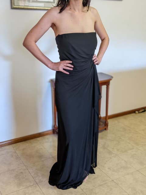 Elegant black Matthew Eager evening dress Formal Gumtree