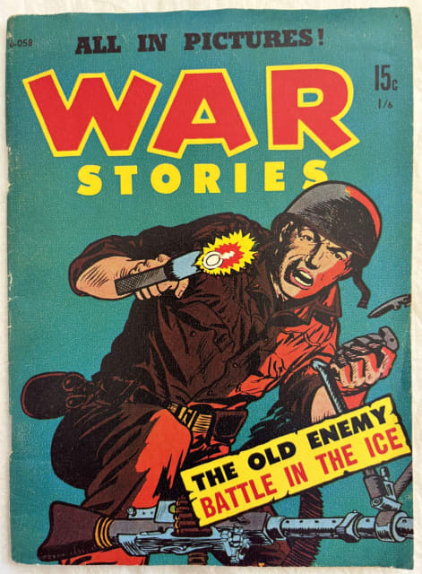 Aust comics: Authentic War Stories 1 & 4 (K.G.M.) & War Stories 6-058 ...