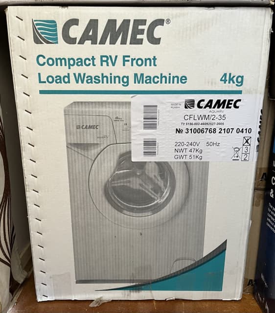 Camec front store loader washing machine