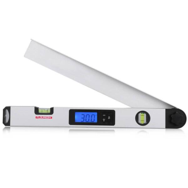 Digital Angle Finder Gauge 0230° Protractor 410mm Ruler Measure Hand